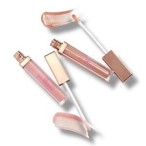 PinkLipps 2 Pack Glass Lip Gloss Aglow & Star New